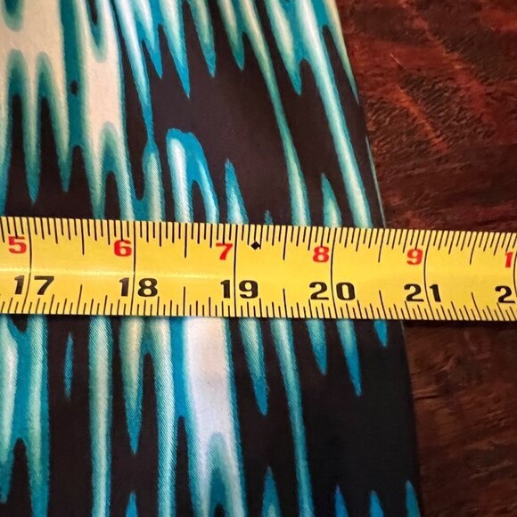 Worthington teal & white cotton skirt 12 - Picture 11 of 12